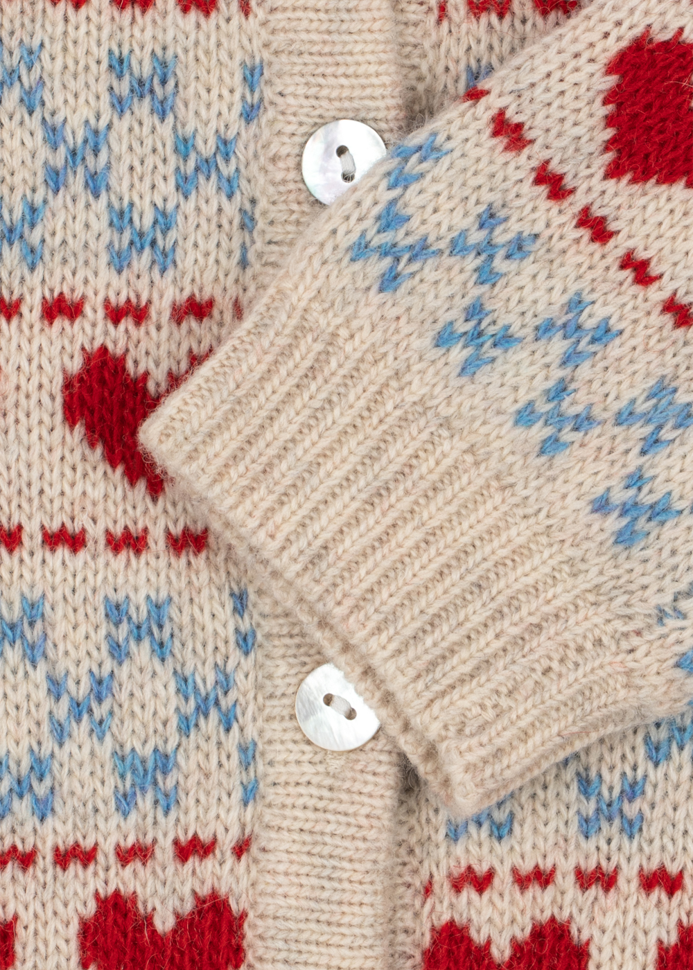 Konges Sløjd - Uld cardigan - Belou - Heart - Billede 5