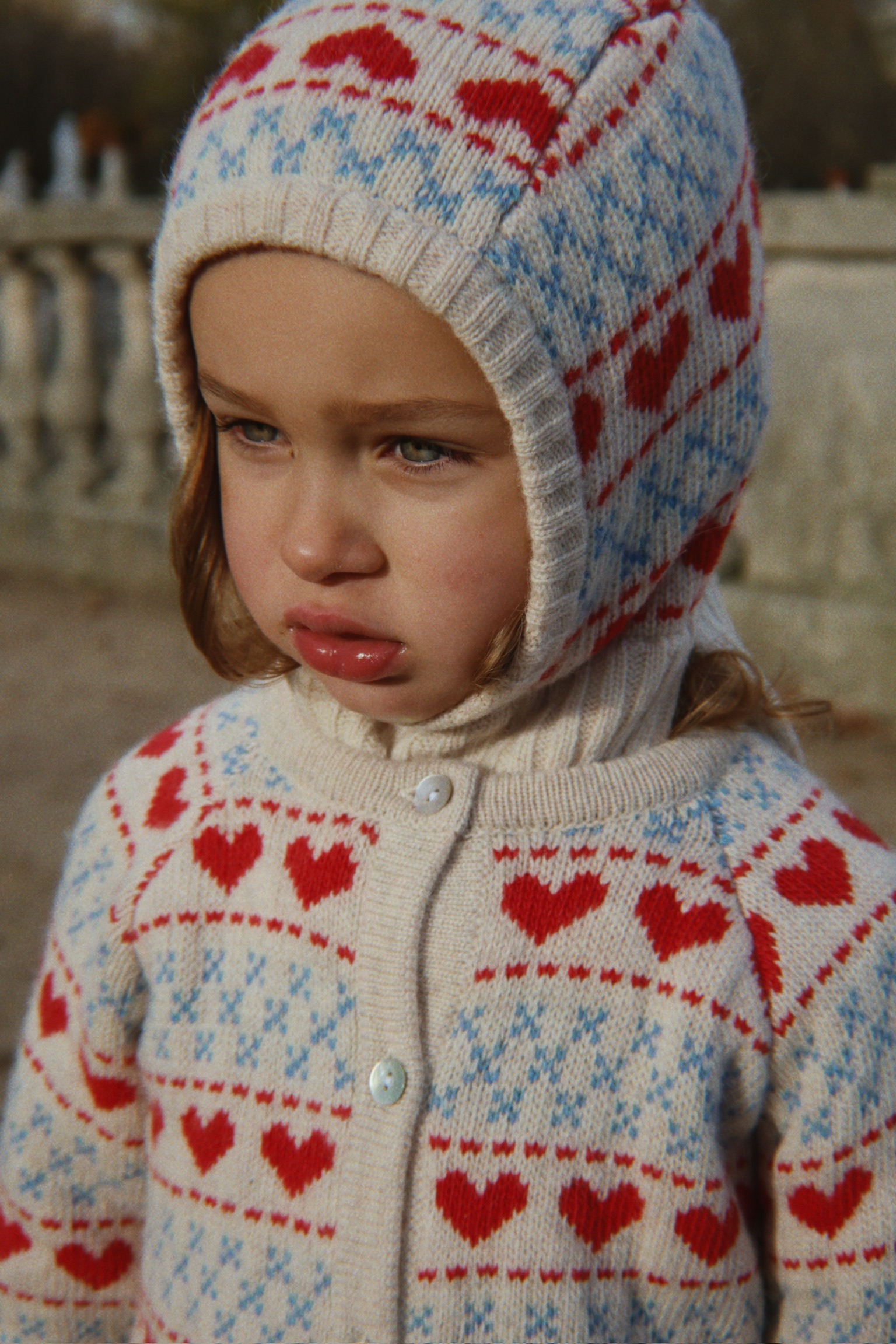Konges Sløjd - Uld cardigan - Belou - Heart - Billede 3
