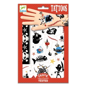 Djeco - Tatoveringer - Pirater