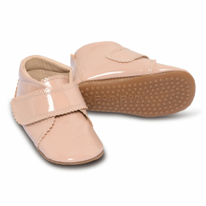 Pom Pom - Hjemmesko - Scallops - Dusty Rose Patent