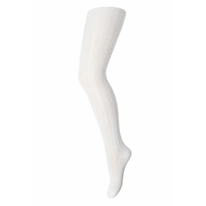 MP Denmark - Strømpebuks - Rib - White 01
