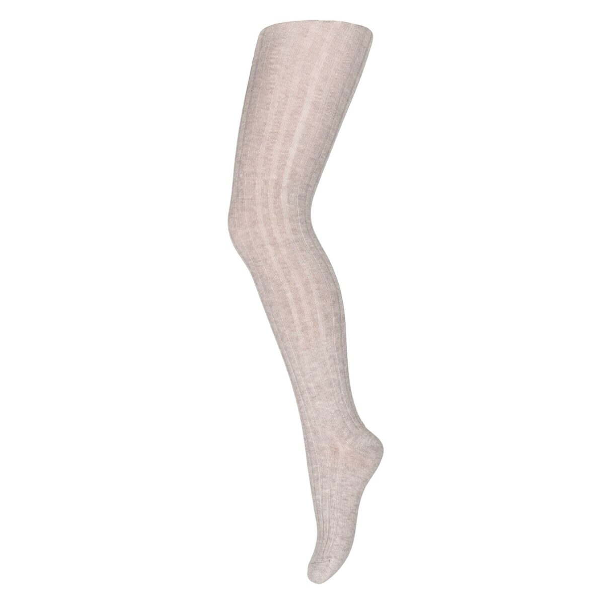 MP Denmark - Strømpebuks - Rib - Light Brown Melange 489