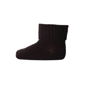 MP Denmark - Strømpe - Rib - Dark Brown 541