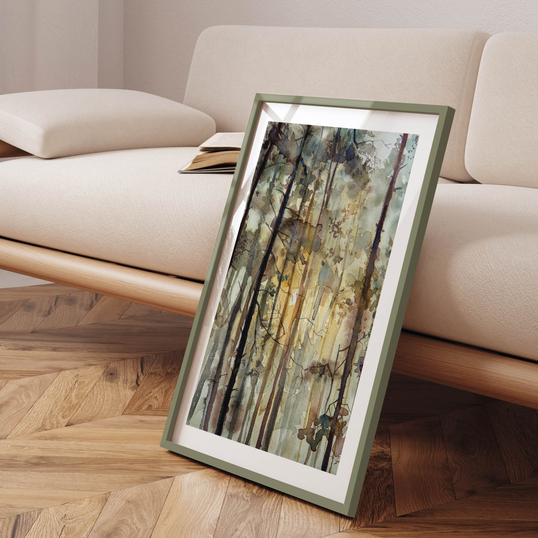 NordicLine - Ramme - Slim Green Leaf - Billede 2