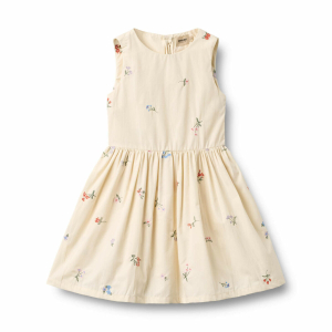 Wheat - Kjole - Thelma - Ivory Embroidery Flowers