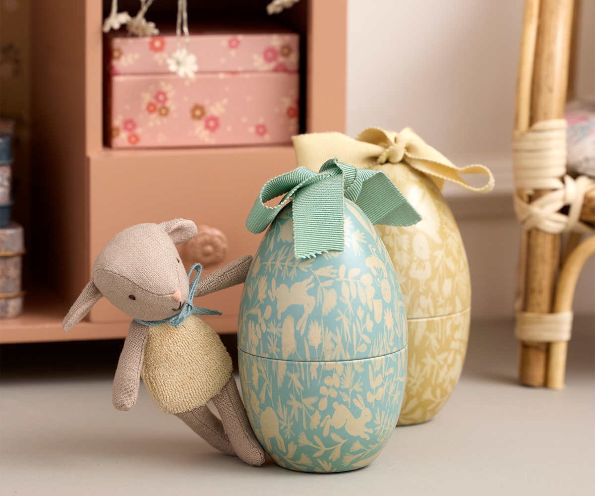 Maileg - Påskeæg - Small - Dusty Mint - Billede 2