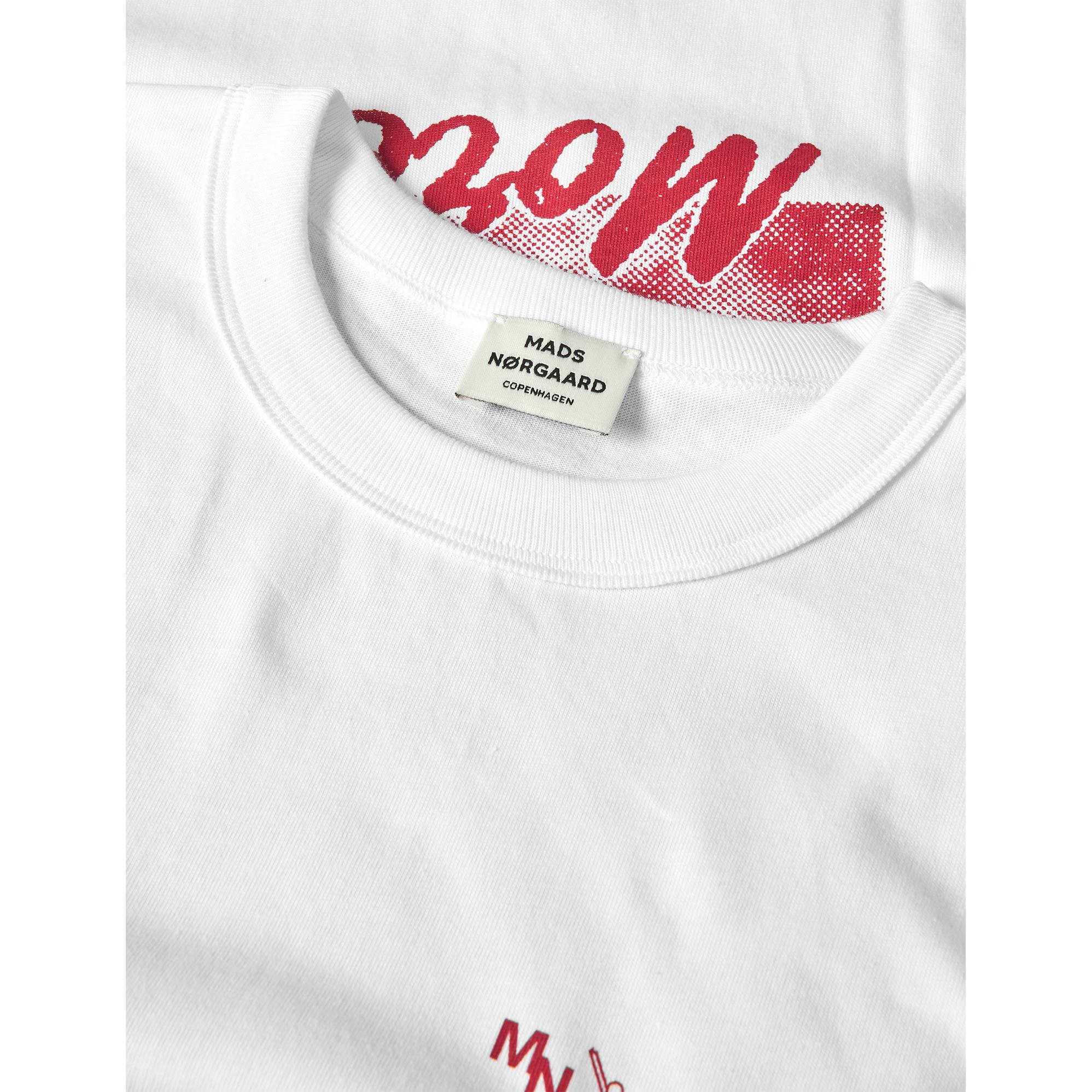 Mads Nørgaard – T-shirt – Theo - White - Billede 3