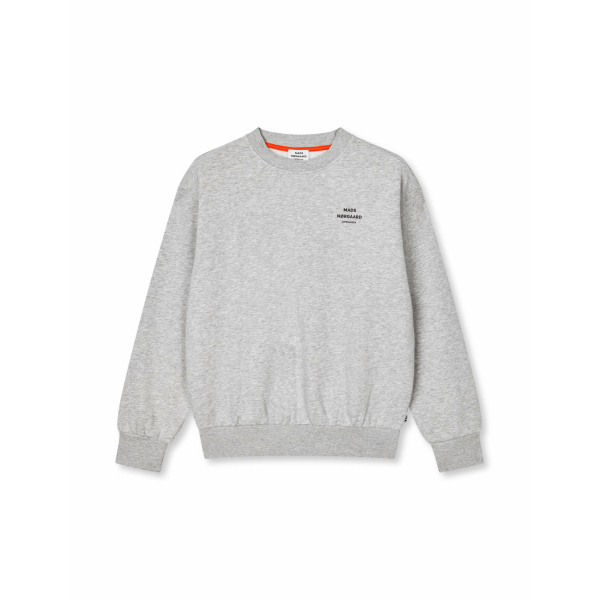 Mads Nørgaard - Sweatshirt - Sonar - Grey Melange