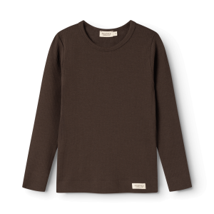 Marmar Copenhagen - Bluse - Rib - Dark Roast