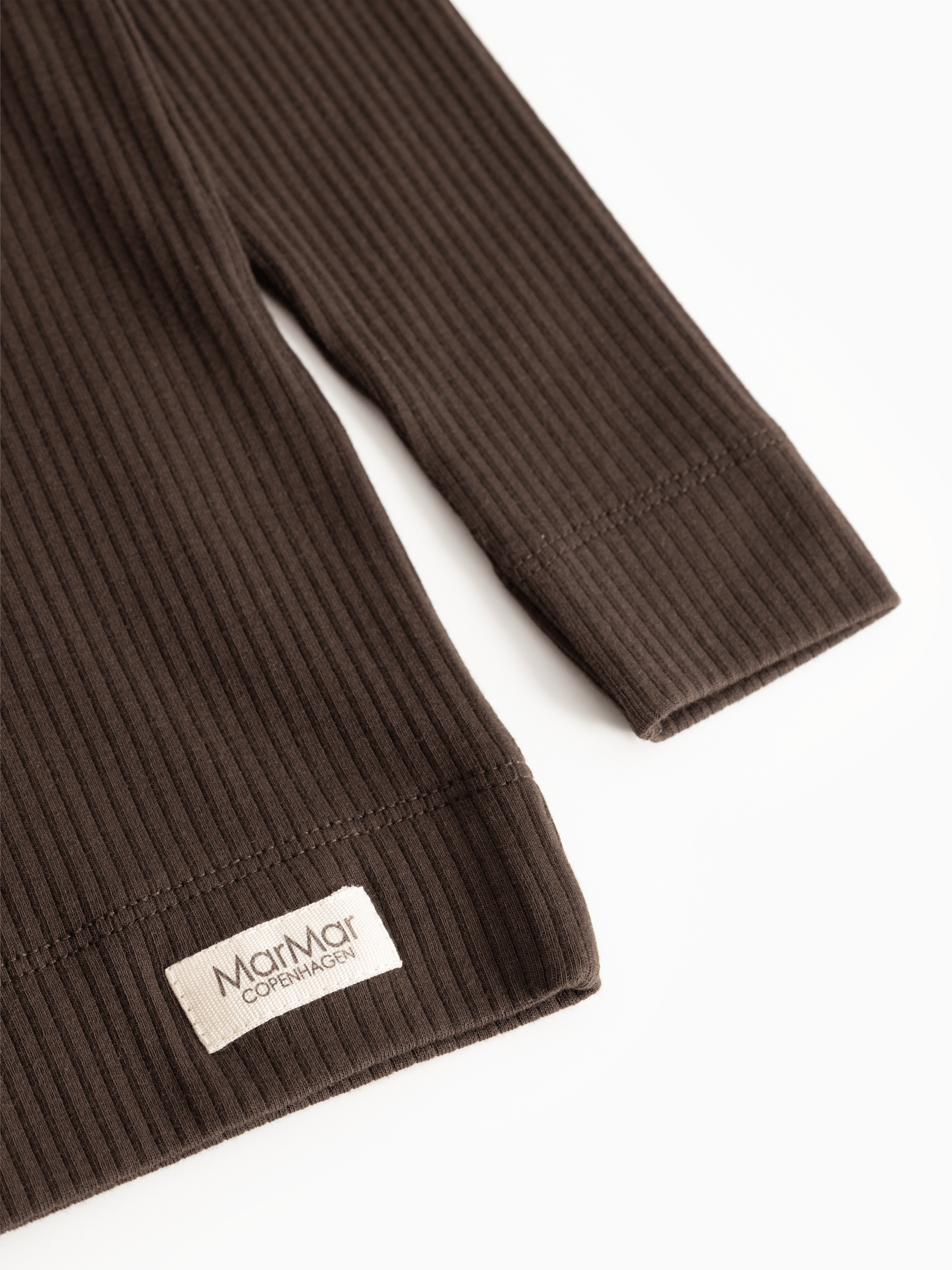 Marmar Copenhagen - Bluse - Rib - Dark Roast - Billede 4