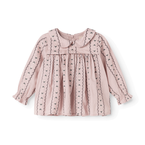 Marmar Copenhagen - Bluse - Tora - Dusty Purple Bloom