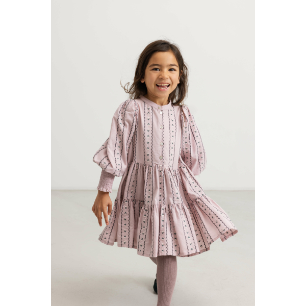 Marmar Copenhagen - Kjole - Dela - Dusty Purple Bloom