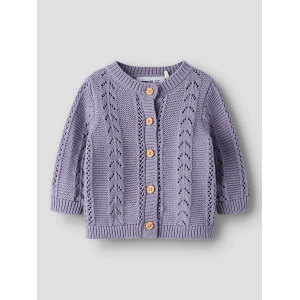 Name It - Cardigan - Tandra - Lavender Gray