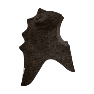 Huttelihut - Elefanthue - Uld - Dino - Dark Brown Melange