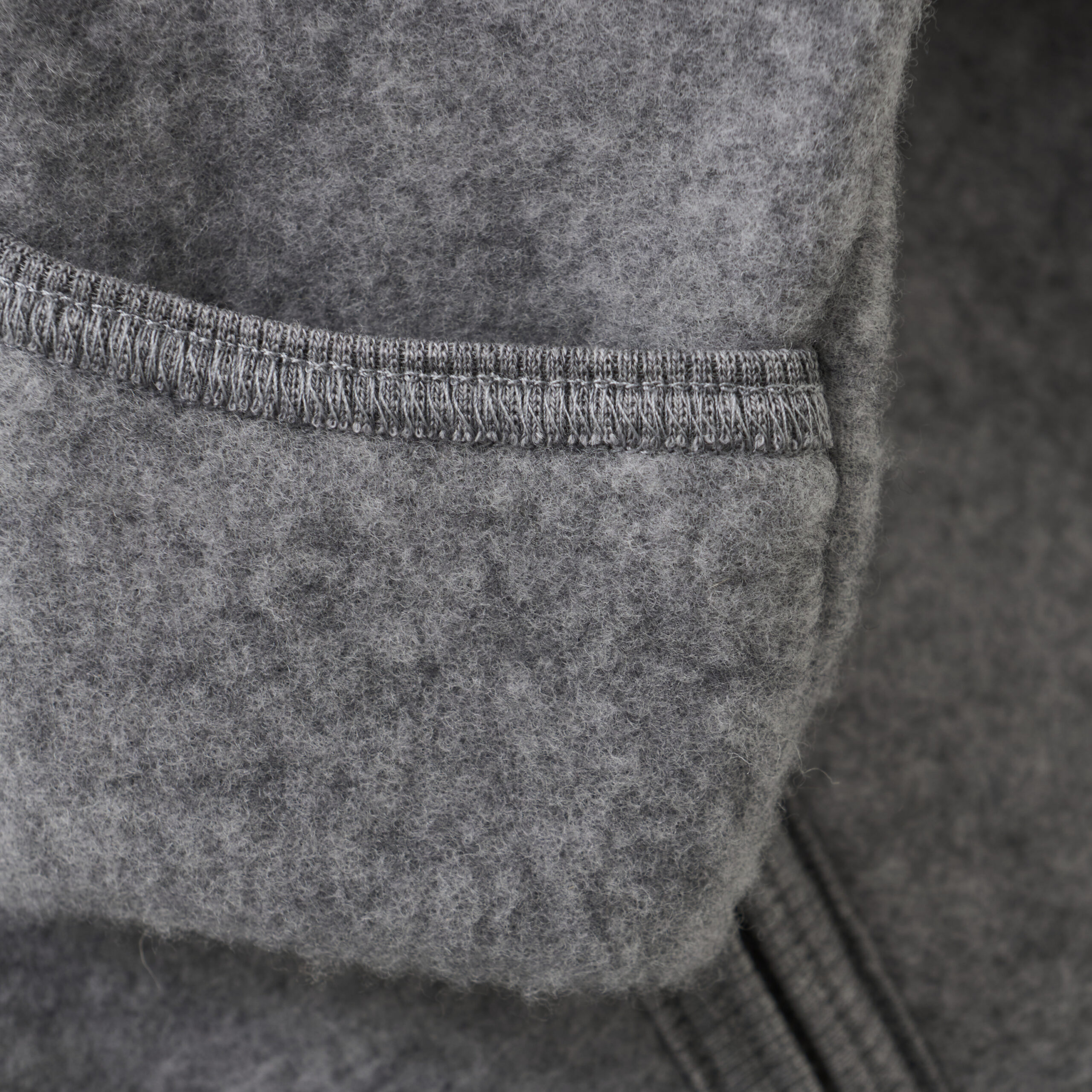 Huttelihut - Fleece Køredragt m. kaninører - Uld - Medium Grey Melange - Billede 3