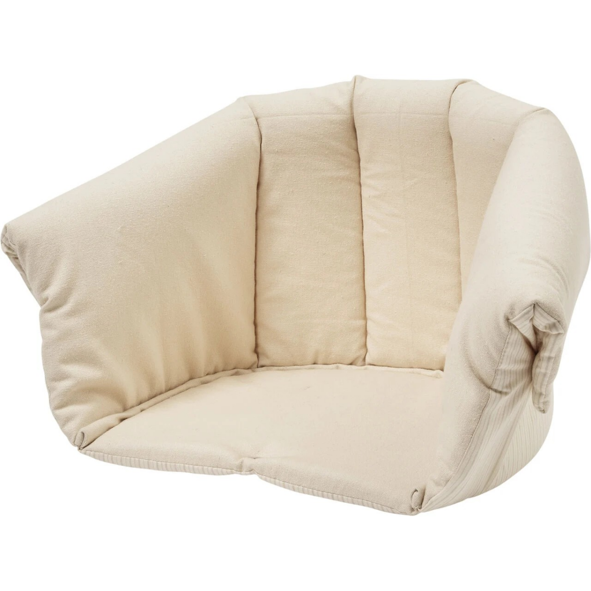 Copenhagen Colors - 2 i 1 kaleche og barnevognspude - Cream w. Cream Stripe - Billede 2