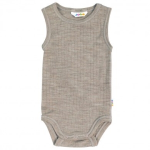 Joha - Body u. ærmer - Merino uld - Sesame Melange