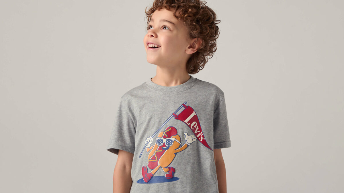 Levis - T-shirt - Hot Dog - Grey - Billede 2