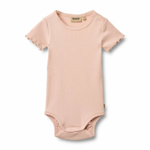Wheat - Kortærmet Body - Rib - Maren - Powder
