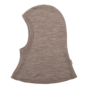 Joha – Dobbeltlags elefanthue – Merinould og Silke - Beige Melange 16359