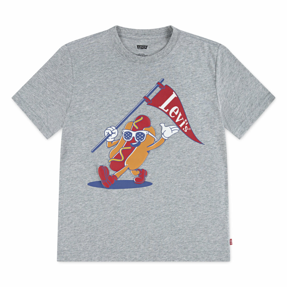 Levis - T-shirt - Hot Dog - Grey
