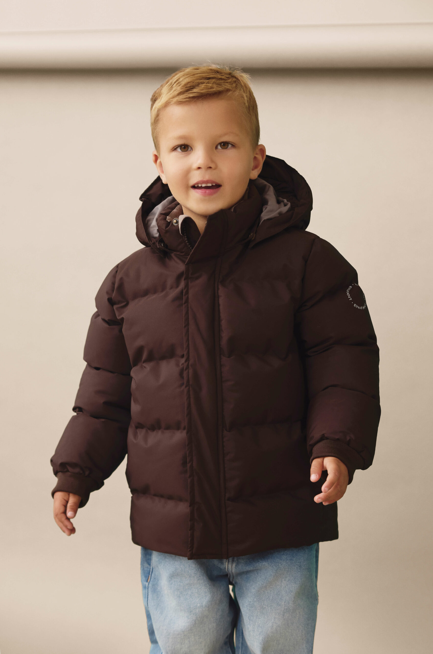 En Fant - Vinterjakke - Puffer - Coffee Bean