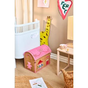 Rice - Opbevaringskurv - Fun Fair Pink - Medium