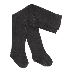 GoBabyGo - Kravle-strømpebukser - Dark Grey Melange