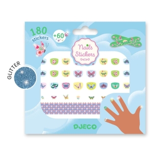Djeco - Nailstickers - Sommerfugle