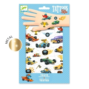 Djeco - Tatoveringer - Racerbiler