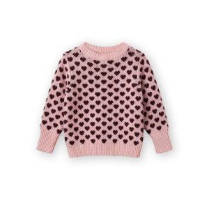 FLIINK - Strik - Janie Cashmere Heart - Smoke Rose Burgundy