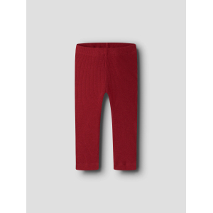 Name It - Rib leggings - Baby - Kab - Red Dahlia