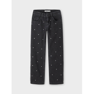 Name It - Jeans - Rose Straight Rhinestone - Black