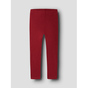 Name It - Rib leggings - Mini - Kab - Red Dahlia
