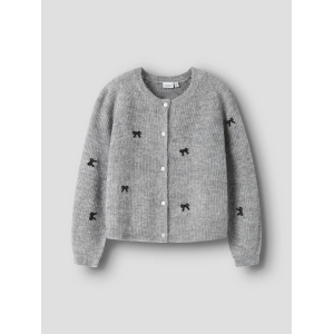 Name It - Cardigan - Rifey - Grey Melange