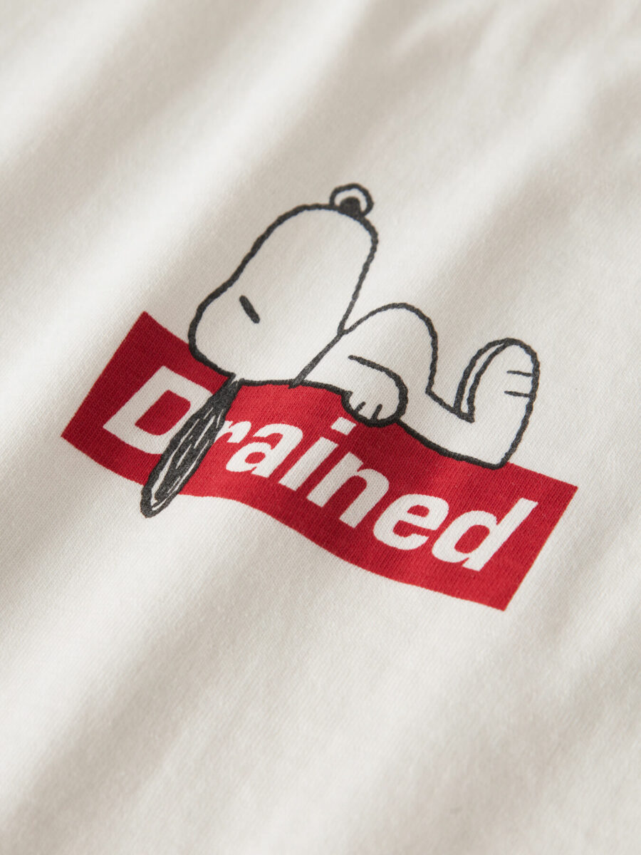 LMTD - T-shirt - Affy Snoopy - White Alyssum - Billede 3