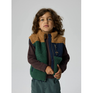 Name It - Teddy Vest - Macey - Jungle Green