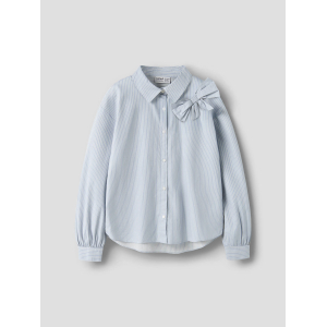 Name It - Skjorte - Kamesa - Subdued Blue Antique White