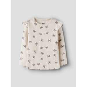 Name It - Rib bluse - Rulies - Peyote Melange