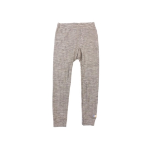 Joha - Leggings - Merino Uld - Sesame Melange