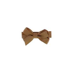 By Stær – Hårklips – Sløjfe 4,5 cm. – Gylden brun