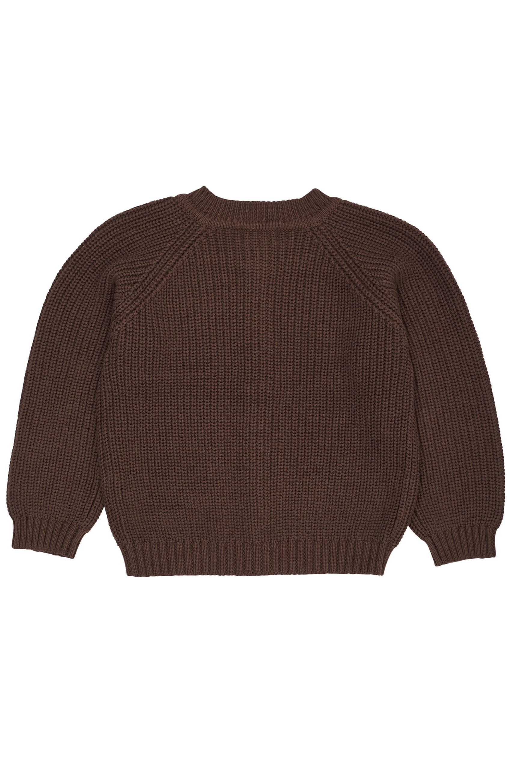 Copenhagen Colors - Strik cardigan - Dark Brown - Billede 3