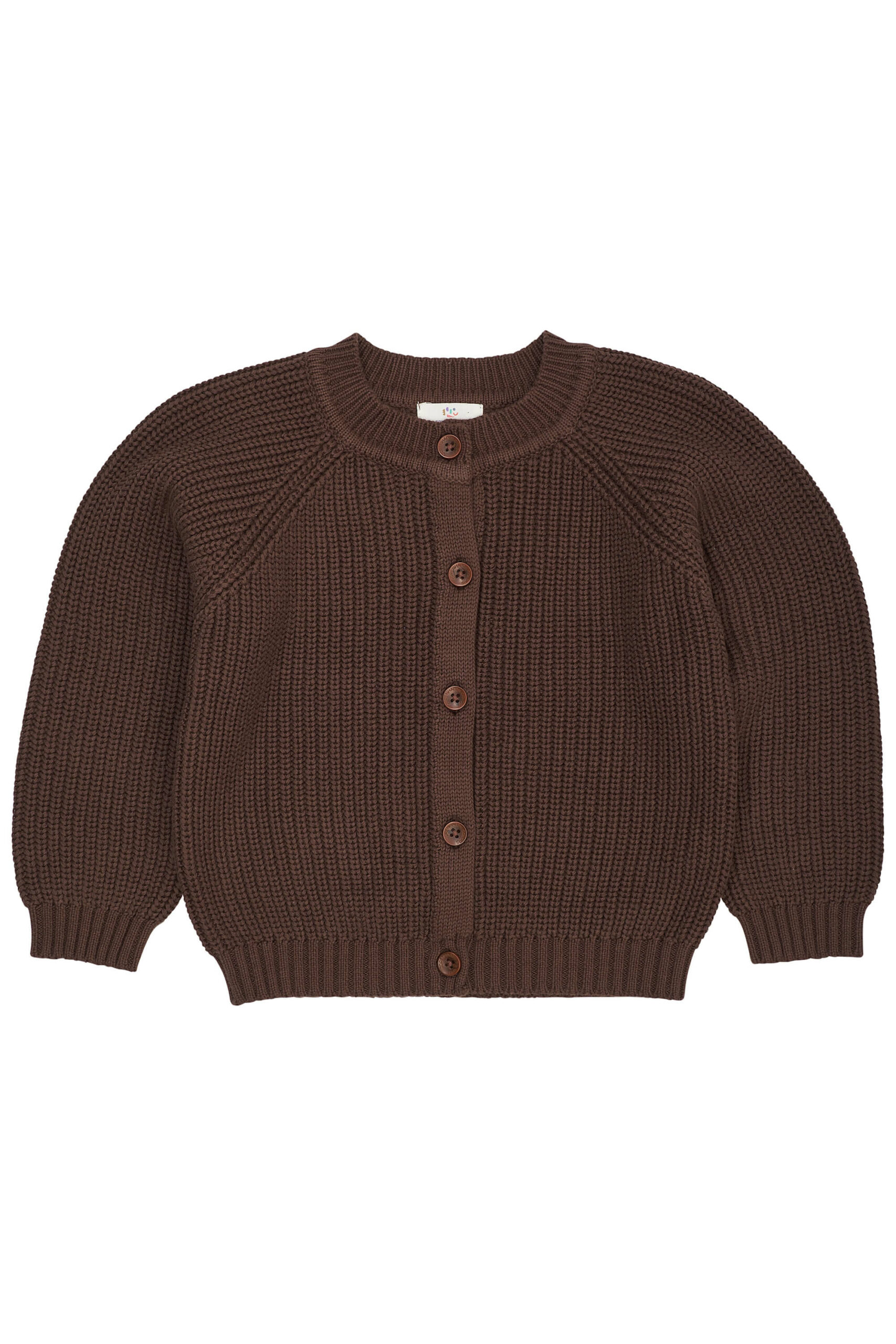 Copenhagen Colors - Strik cardigan - Dark Brown