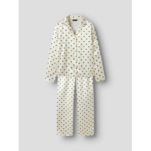 LMTD - Pyjamas - Dreamy Dot - Antique White W. Pirate Black