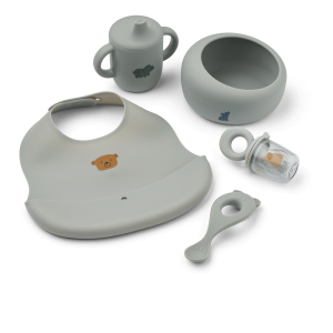 Liewood - Babyservice sæt - Mileah - Dove Blue