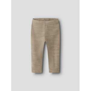 Lil' Atelier - Leggings - Uld - Nilo - Sepia Tint Melange