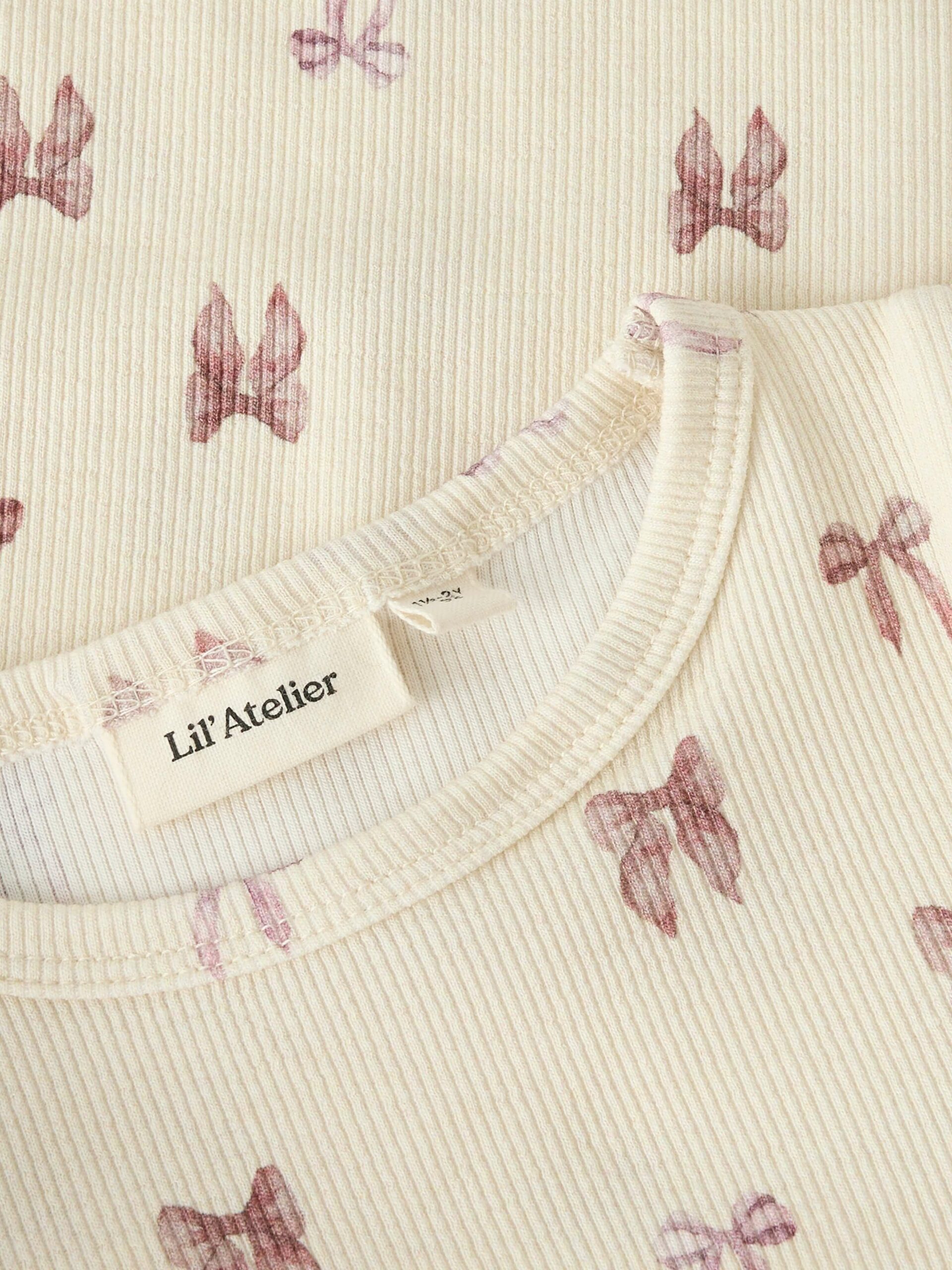 Lil' Atelier - Bluse - Gavo Eko - Turtledove Bow - Billede 4