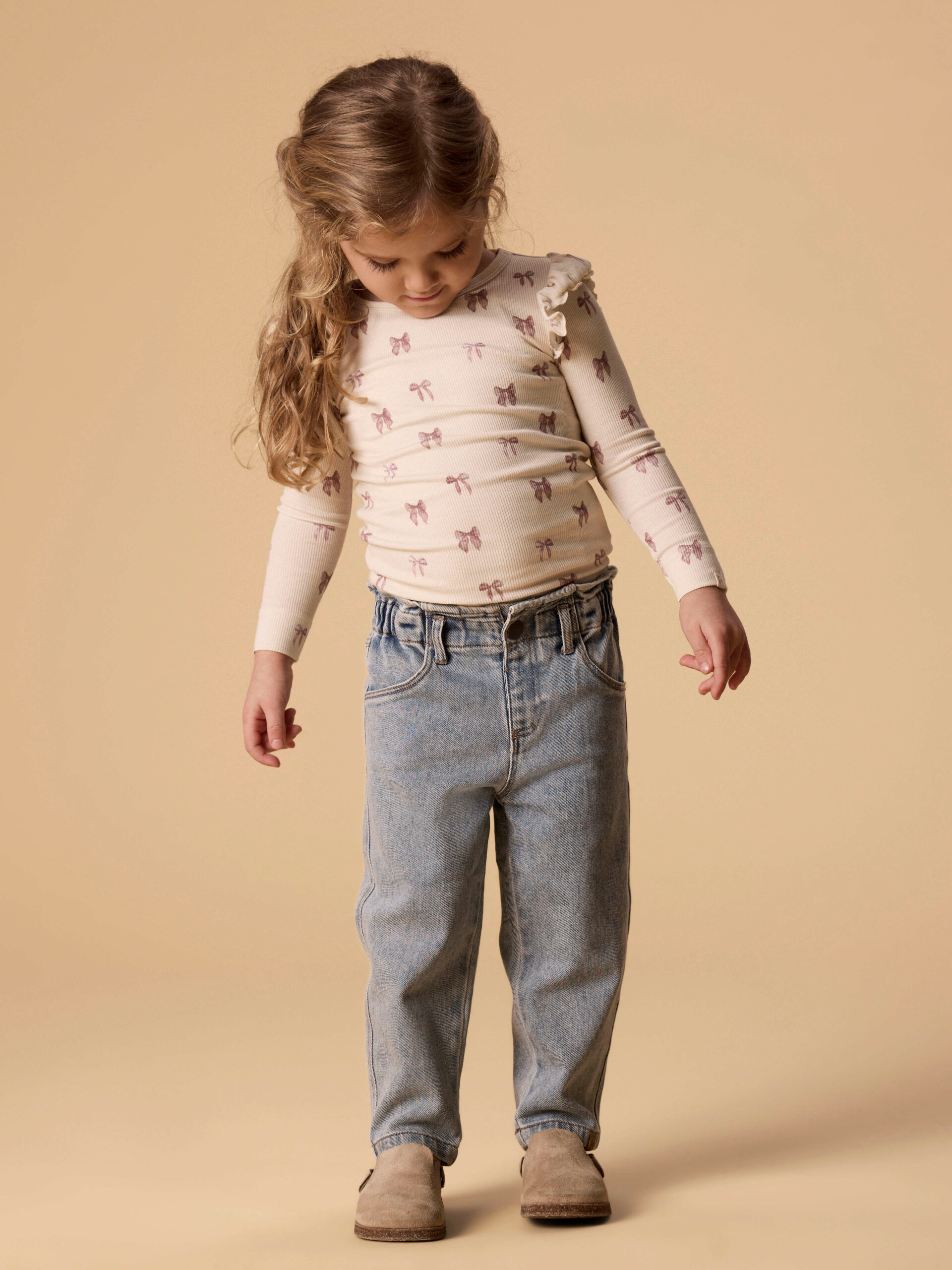 Lil' Atelier - Bluse - Gavo Eko - Turtledove Bow - Billede 3