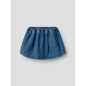 Lil' Atelier - Denim nederdel - Liva - Dark Blue Denim Heart