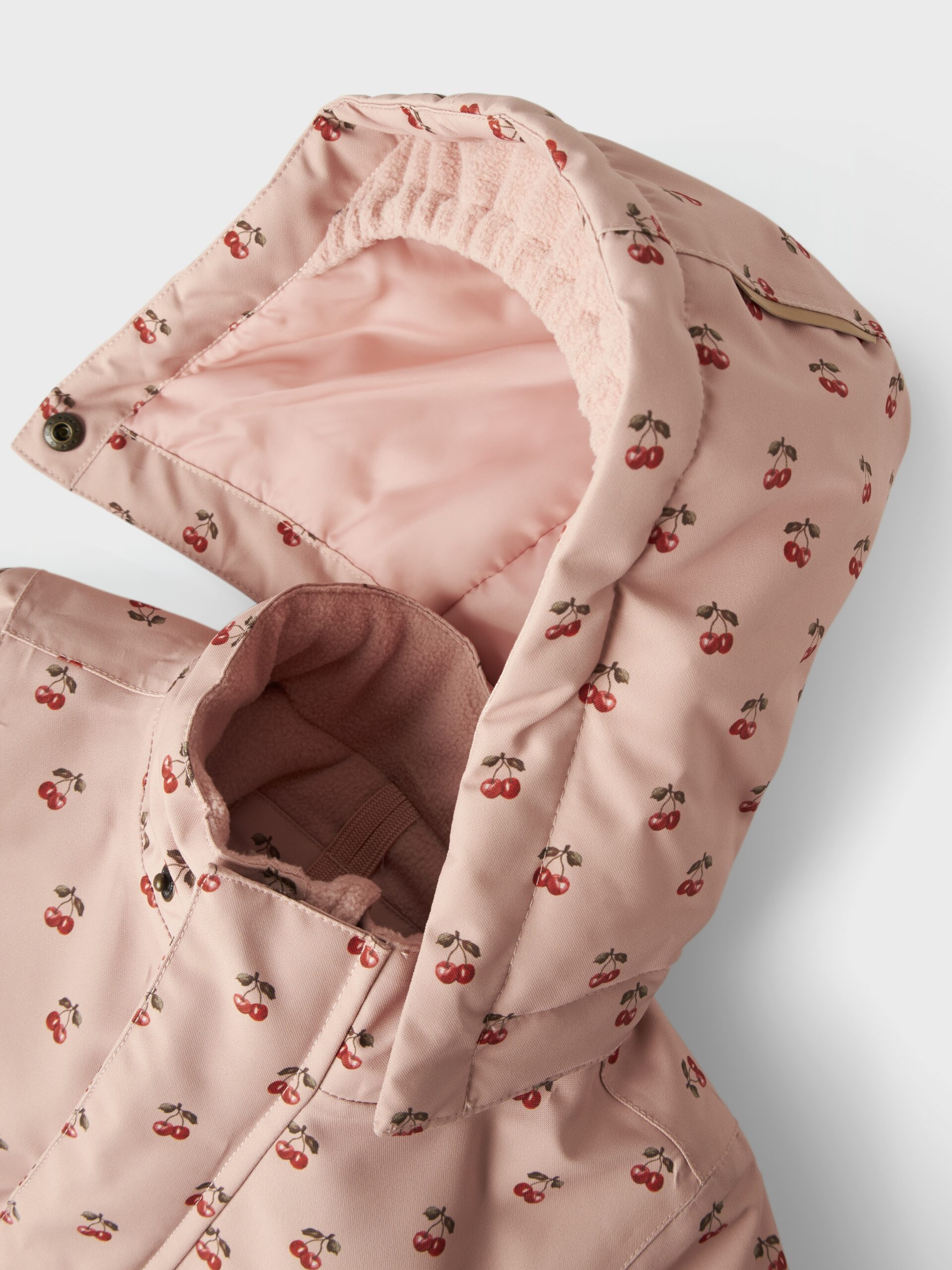 Lil' Atelier - Vinterjakke - Lasnow10 - Misty Rose Cherry - Billede 2